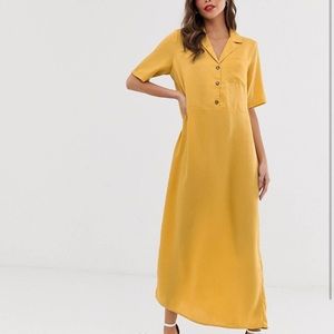 Vero Moda minimal midi shirt dress, XS